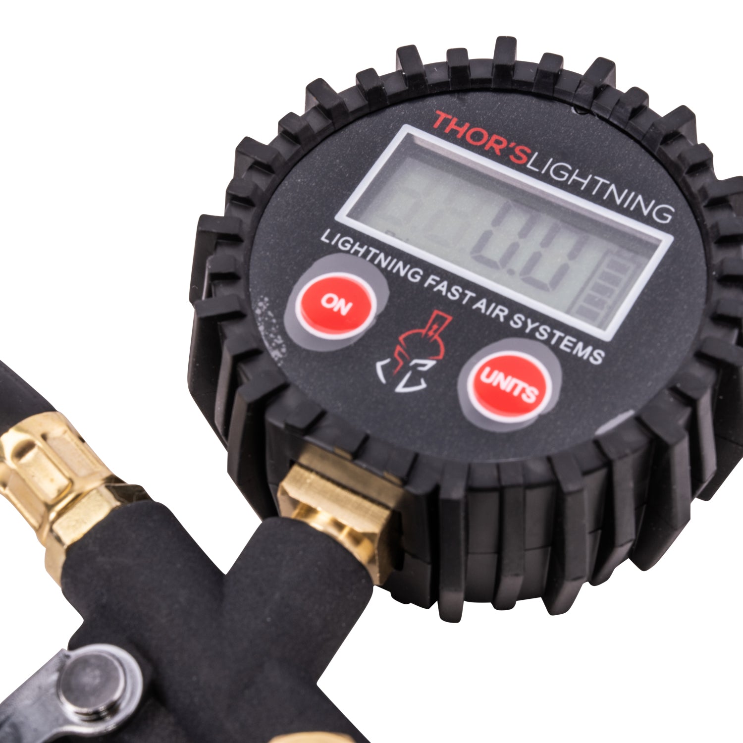 Thor's Lightning Portable Adventure Digital Tire Pressure Gauge Single Tire Deflator Hose Kit Thor's Lightning Portable Adventure Digital Tire Pressure Gauge Single Tire Deflator Hose Kit